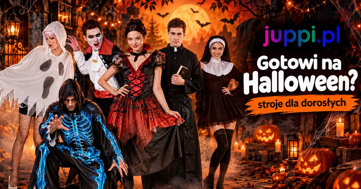 Stroje na Halloween dla dorosłych — pomysły, rozmiary, charakteryzacja