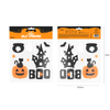 Naklejki żelowe na szybę Halloween BOO 20,5x20 cm