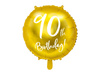 Balon foliowy 90 urodziny 90th Birthday złoty 45 cm
