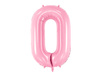 Balon foliowy Cyfra 0 różowy 86 cm