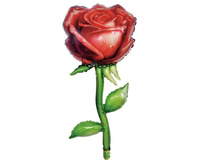 Balon foliowy Róża czerwony 37 x 76 cm Godan