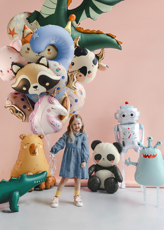 Balon foliowy Panda 68 x 72 cm