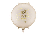 Balon foliowy pastylka Get Well Soon 35 x 35 cm