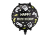 Balon foliowy pastylka Happy Birthday 35 x 35 cm