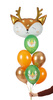 Balony 30 cm, Jelonek, mix (1 op. / 6 szt.)