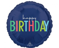 Balon foliowy Modern Birthday 45 cm