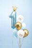 BALONY 30CM ONE, PASTEL LIGHT BLUE 1