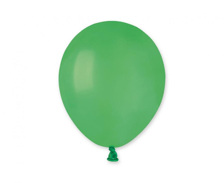 Balony A50 pastel 5" - zielone 12/ 100 szt.