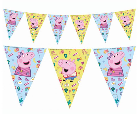 #PBA Banner Peppa Pig, 9 flag, 230 cm