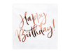Serwetki papierowe Happy Birthday białe 33 x 33 cm 20 szt.