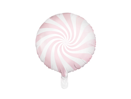 Balon foliowy Cukierek jasnoróżowy 35 cm