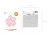 Balony lateksowe Baby Shower Mom to Be Pale Pastel różowe 30 cm 6 szt.