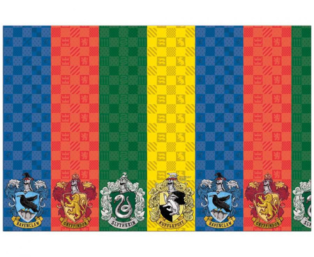 #PO Obrus papierowy "Harry Potter Hogwarts Houses" 120x180 cm