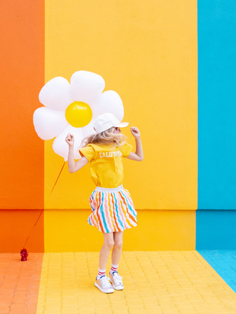 Balon foliowy Stokrotka, 97x103 cm