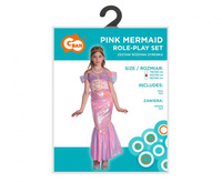 Zestaw dla dzieci Różowa Syrenka (sukienka, tiara), rozm.120/130 cm