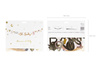 Baner Baby Shower Oh Baby złoty 2,5 m