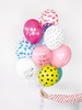 Balony 30cm, Serduszka, Crystal Clear (1 op. / )