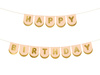 Baner Happy Birthday Konie brązowy 13 x 150 cm