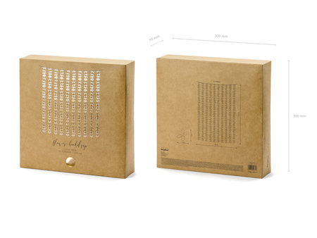 Kurtyna - Kwiatki, złoty, 100x210cm