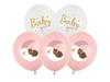 Balony 30 cm, Baby girl, mix (1 op. / 6 szt.)