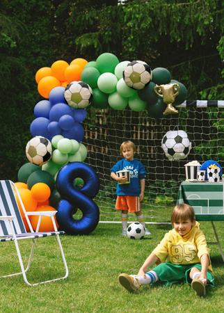 Balon foliowy Cyfra 8 granatowy 86 cm