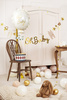 Baner Baby Shower Oh Baby złoty 2,5 m