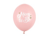 Balony lateksowe Baby Shower Mom to Be Pale Pastel różowe 30 cm 6 szt.