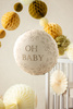 Balon foliowy Baby Shower pastylka Oh Baby 35 x 35 cm