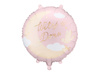 Balon foliowy Powitanie dziecka pastylka Witaj w Domu jasnoróżowy 35 x 35 cm
