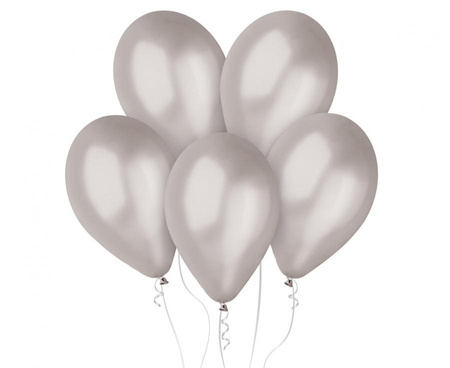 Balony GM110 metal 12" - srebrne 38