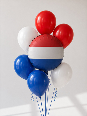 Balon foliowy Flaga Holandii 35 cm