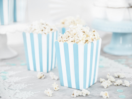 Pudełka na popcorn 7,5 x 7,5 x 12,5 cm 6 szt.