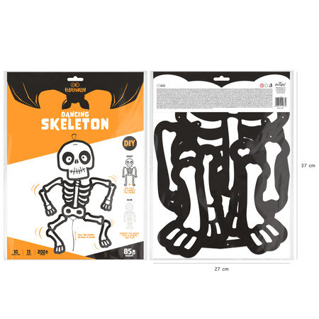 Wiszący szkielet Halloween 85cm 1 szt. DIY