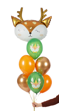 Balony 30 cm, Jelonek, mix (1 op. / 6 szt.)