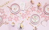 Baner Baby shower, 290x16.5 cm, jasny różowy