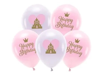 BALONY ECO 33CM HAPPY BIRTHDAY MIX