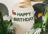 Baner Happy Birthday Dino zielony 3 m
