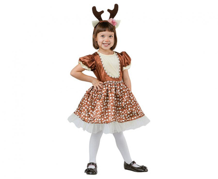 Zestaw dla dzieci Jelonek (opaska, sukienka), rozm. 92/104 cm