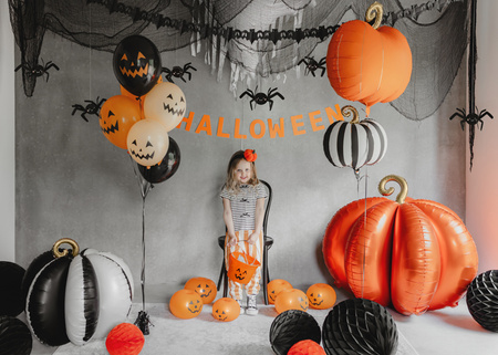 Balon foliowy Dynia, 62x59 cm