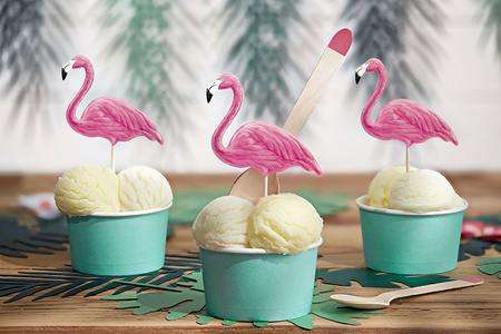 Toppery Aloha - Flamingi, 15-23,5cm (1 op. / 6 szt.)
