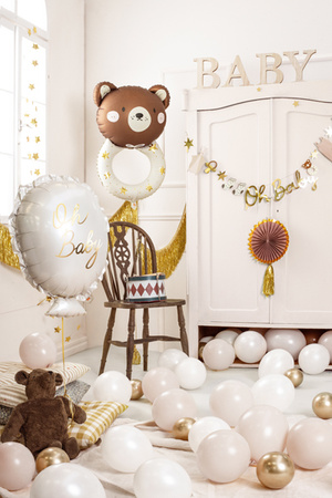 Baner Baby Shower Oh Baby złoty 2,5 m