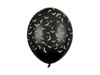 Balon lateksowy Nietoperze Pastel Halloween czarny 30 cm