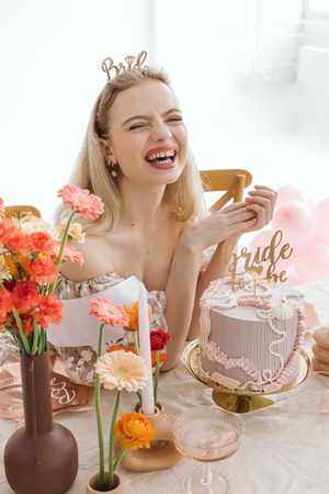 Opaska Bride, różowe złoto