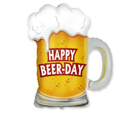 #FX24 Balon foliowy 24 cale FX - Kufel: Happy Beer-Day, pakowany