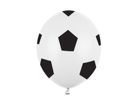 Balony lateksowe Piłka białe 30 cm 6 szt.