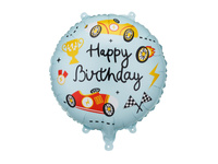 Balon foliowy pastylka Happy Birthday 35 x 35 cm