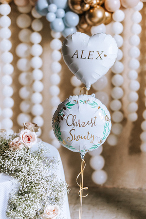 Balon foliowy Chrzest Święty 45 cm