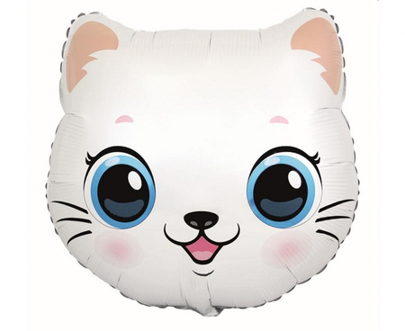Balon foliowy 24" FX - Kotek (głowa), pakowany
