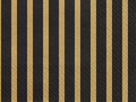 Serwetki papierowe Paski złote 33 x 33 cm 20 szt.