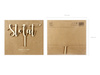 Topper drewniany Sto lat 14 cm